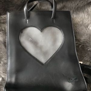 Valfre black heart back pack
